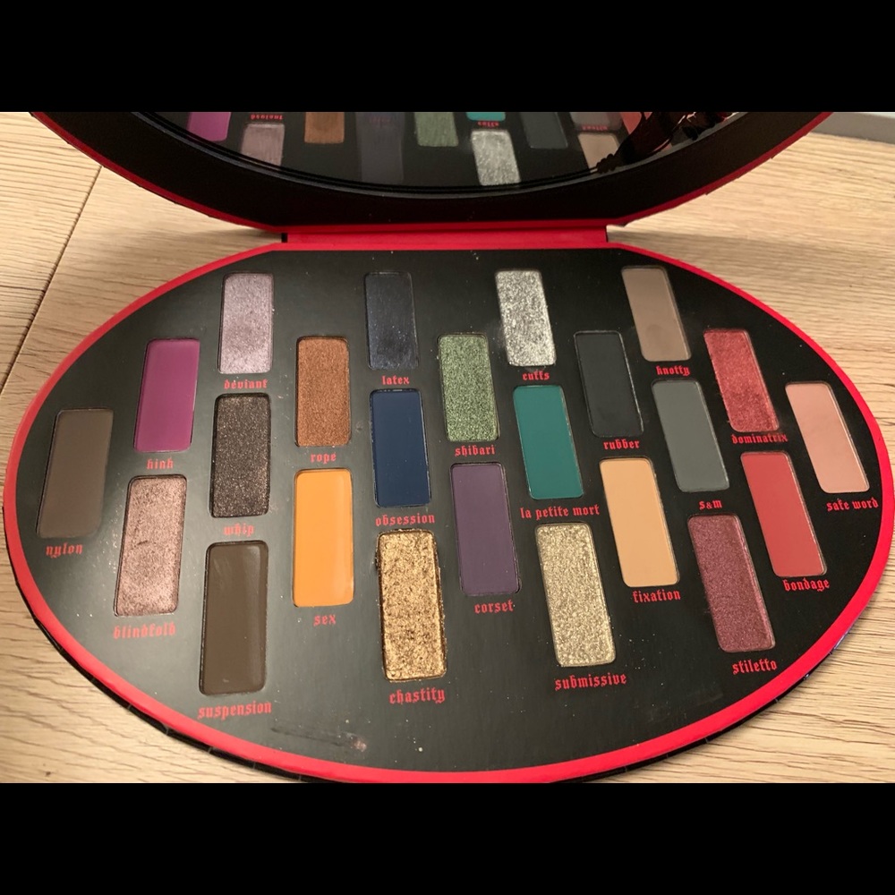 Lightly USED Kat Von D fetish palette